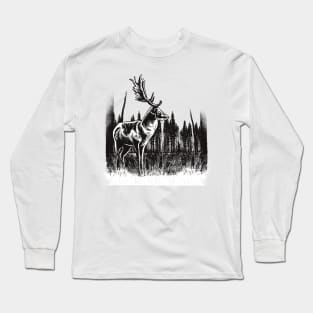 The deer guide who watches his pack Long Sleeve T-Shirt